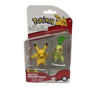 Pokemon Battle Figure Pack Pikachu & Chickorita 5cm Figures