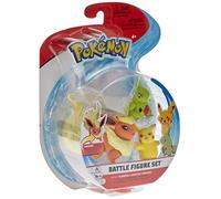 Pokemon - Battle Figure Set 3-Pack - Female Pikachu, Larvitar, Flareon (PKW0174)
