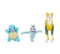 Pokemon Battle Figure Set 3 Pack - Squirtle, Boltund & Machop