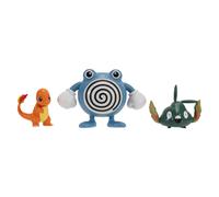 Pokemon Battle Figure Set Charmander - Poliwhirl - Trubbish