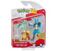 Pokémon Battle Figure Set - Comes with Growlithe, Dreepy and Lucario