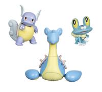 Pokémon Pokemon Battle Figure, Water-Type Theme 3 Pack with 4.5-inch Froakie, 3-inch Wartortle Figure, 2-inch Froakie - Toys for Kids Fans - Amazon Exclusive