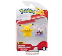 Pokémon PKW3007 Battle Figure Set - Pikachu Viscora - offizielles Battlefigurens