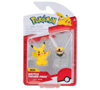 Pokémon Pokemon Battle Figure, 2-pack 5 and 8 cm Figure Toy Set Ninjask and Pika