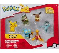 POKEMON BATTLE READY FIGURE 6 PACK PIKACHU, SHUCKLE, AXEW, SHINX, EEVEE & MACHOP