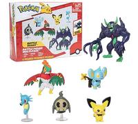 Pokémon Battle Ready Figure Set with 4.5-Inch Deluxe Grimmsnarl Action Figure & 5 Mini Scarlet and Violet Toys - Official Licensed Battle Pack Collectible Figures for Kids Boys Girls Ages 2+