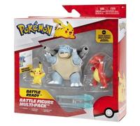 Pokemon - Battle Figure Multi-Pack - Pikachu - Blastoise - Charmeleon - Pokemon Action Figure Triple Pack