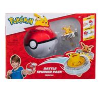 Pokemon Pikachu Battle Spinner Pack - Battle Spinner with Poké Ball Spinner Launcher