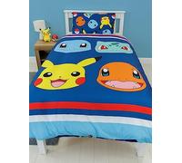 Pokemon Bedding Set | Boys Single Duvet Cover Set | Pikachu Bedding | Official Merchandise