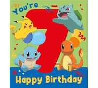 POKEMON BIRTHDAY CARD AGE 7, 7TH BIRTHDAY POKEMON CARD