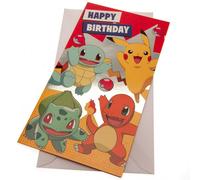 Pokemon Birthday Card Pokemon Multicolor
