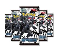 Pokemon Black Bolt Five Pack Korean 5 Pokémon Booster Packs | Black and White Booster Bundle | Authentic Sealed Product TCYM Inspected | That Mouse Fashion