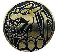 Pokemon Black & Gold Clear Charizard Oversized Coin