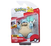 Pokémon Blastoise Battle Feature Figure - 4.5-Inch Blastoise Battle Figure with Water Missile Cannon