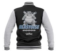 Pokémon Blastoise Unisex Varsity Jacket - Black/Grey - XXL