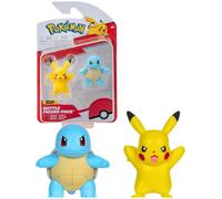 Pokemon Box 2 Mini Figure 5cm Pikachu and Squirtle Original Battle Figure Pack