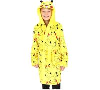 Pokemon Boys Girls Pikachu Dressing Gown Fleece Hooded Kids Robe