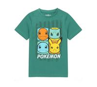 Pokemon Boys Green Character Placement Print Short Sleeved T-Shirt - 5-6 Years