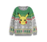 Pokemon Boys Grey Pikachu Christmas Jumper [dis] - 13-14 Years