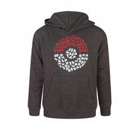 Pokemon Boy's Hoodie | Boys Grey | Official Merch | Size: 5-6 Years Pokemon Grey 5-6 Years