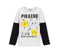 Long Sleeved T-Shirt Pokemon Grey 4-5 Years