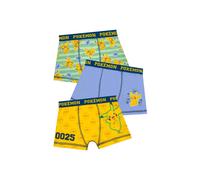 Pokemon Boy's Pikachu Boxers Pack Of 3 | Size: 9-10 Years Pokemon Multicolor 9-10 Years