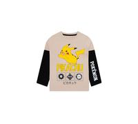 Pokemon Boy's Pikachu Long Sleeve T-shirt | Size: 8-9 Years Pokemon Multicolor 8-9 Years