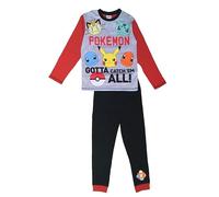 Pokemon, Boys Pokemon Pyjamas featuring Pikachu, Red, Age 7-8 Years