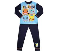 PoKéMoN Boys Pyjamas - Long Sleeved - 5 to 11 Years - 11-12 Years / 146-152 cms Black/Blue