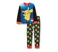 Pokemon Boys Pyjamas, Pikachu PJs, Ages 6 to 13 Years Old, Official Kids Pokemon Merchandise (8-9 Years) Yellow