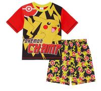 Pokemon Boys Short Pyjamas Set Pikachu the Champ - 7-8 Years 128 Multicolour