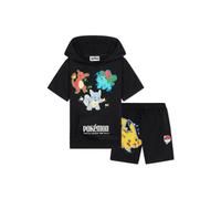 Pokemon Boy's Summer Tracksuit Set in Black | Size: 4-5 Years Pokemon Black 4-5 Years