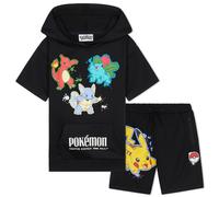 Pokèmon Boys Summer Tracksuit Set Short Sleeve Hoodie & Shorts Loungewear