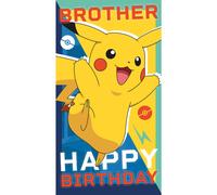Pokemon Brother Birthday Card