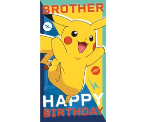 Pokemon Brother Birthday Card
