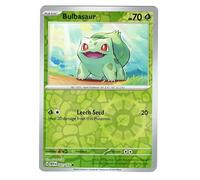Pokemon - Bulbasaur 001/165 + That Chunky Yellow Mouse Protective Pouch