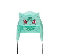 POKEMON Bulbasaur 100# Novelty Trapper Hat, Green (NH323512POK)