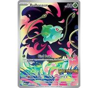 Pokemon - Bulbasaur - 133/132 - Mega Evolutions Stamp Promo - Full Art Illustration Rare - Single Card