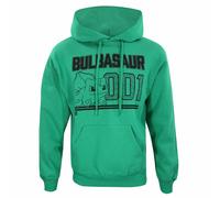 Officially Licenced Pokemon Bulbasaur Line Art Hoodie Kelly Green
