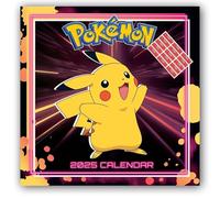 Pokemon Calendar 2025 Square Wall hanging calendar with FREE Organising stickers included