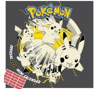 Pokemon Calendar 2026 Mini Wall Calendar Gift Present with FREE Organising Stickers Included