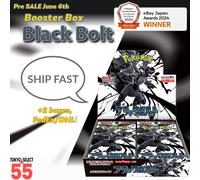 Pokemon Card Black Bolt Booster Box Japanese SEALED Shrink