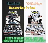 Pokemon Card Black Bolt White Flare Booster Box Set of 2 Japanese w/ Shrink wrap