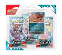 Pokemon Card Eng. 2025 Pokemon: Journey Together 3 Packs Blister 'Scrafty' 100-10340 F