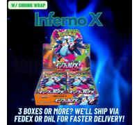 Pokemon Card Mega Inferno X Booster Box Japanese w/shrink PSL sealed Art rare