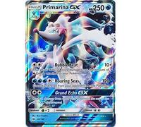 Pokemon Card Primarina GX Ultra Rare 42/149 Sun and Moon