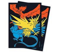 Pokemon Card Sleeves - Articuno Zapdos Moltres - Hidden Fates Elite Trainer Box - 65 Count Pack