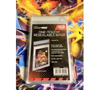 Pokémon Cards 100 ULTRA PRO Premium ONE-TOUCH Resealable Bags TOPLOADER Sleeves