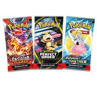 Pokemon Cards 3-Pack Gift Bundle | 3 Assorted Booster Packs from Mega Evolutions & Scarlet and Violet Sets | TCG Dragon Authenticated