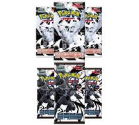 Pokemon Cards Black and White, Korean Black Bolt & White Flare - Booster Bundle including 6 Pokemon Booster Packs - TCYM Product